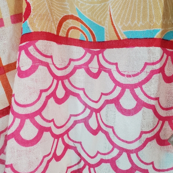 Spartina 449 Scarf Wrap Shawl Colorful Fringe 100% Australian Wool Art to Wear - Picture 7 of 17